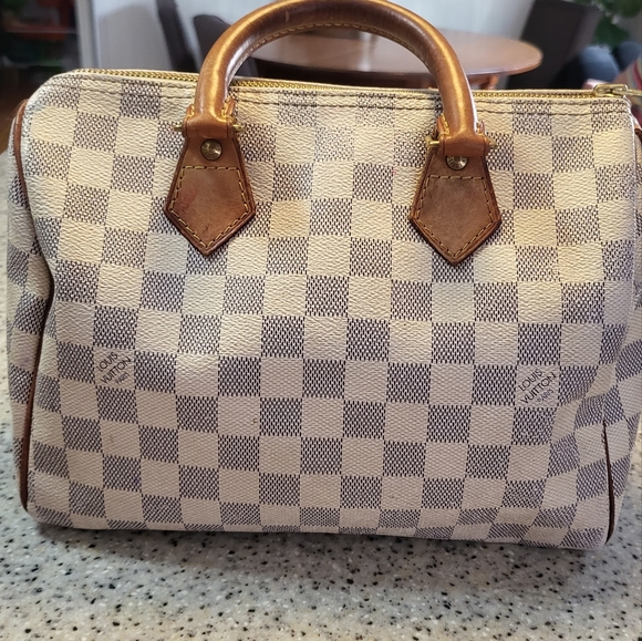 Louis vuitton speedy 25 azur - Picture 3 of 13